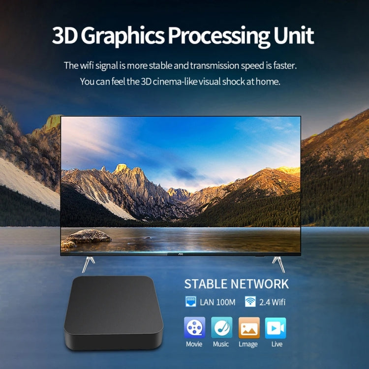 MXQ Pro RK3228A Quad-Core CPU 4K HD Netzwerk Set-Top-Box, 2GB+16GB