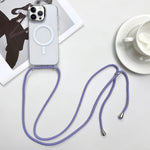 MagSafe Magnetic PC + TPU Phone Case with Lanyard, For iPhone 14 Pro Max, For iPhone 13 Pro Max, For iPhone 13 Pro, For iPhone 13