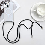 MagSafe Magnetic PC + TPU Phone Case with Lanyard, For iPhone 14 Pro Max, For iPhone 13 Pro Max, For iPhone 13 Pro, For iPhone 13