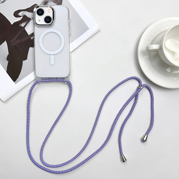 MagSafe Magnetic PC + TPU Phone Case with Lanyard, For iPhone 14 Pro Max, For iPhone 13 Pro Max, For iPhone 13 Pro, For iPhone 13