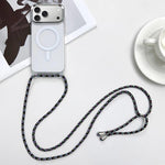 MagSafe Magnetic PC + TPU Phone Case with Lanyard, For iPhone 17e / 16e, For iPhone 17 Pro Max, For iPhone 17 Pro, For iPhone 17