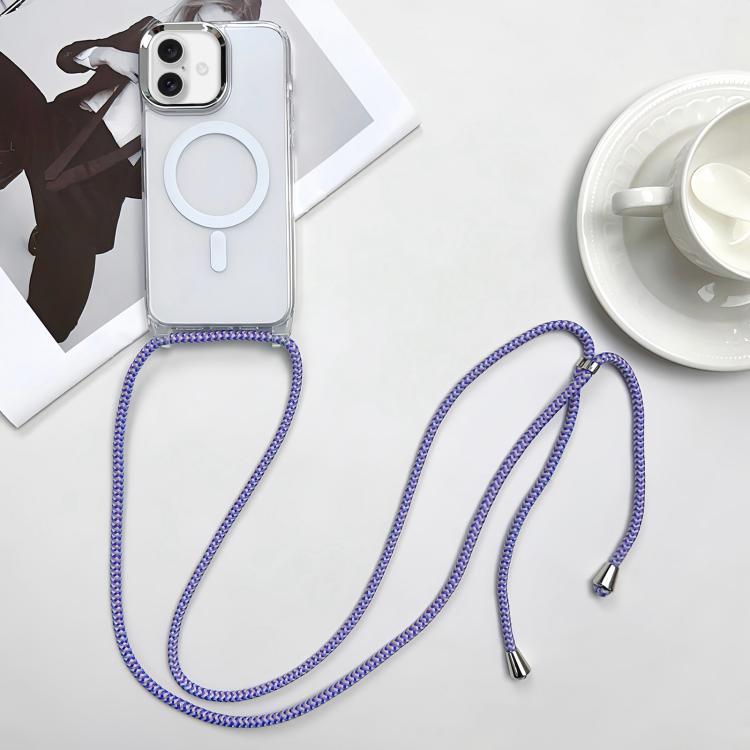 MagSafe Magnetic PC + TPU Phone Case with Lanyard, For iPhone 17e / 16e, For iPhone 17 Pro Max, For iPhone 17 Pro, For iPhone 17