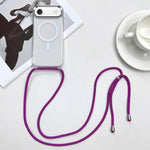 MagSafe Magnetic PC + TPU Phone Case with Lanyard, For iPhone Air, For iPhone 16 Pro Max, For iPhone 16 Pro, For iPhone 16 Plus