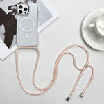 MagSafe Magnetic PC + TPU Phone Case with Lanyard, For iPhone Air, For iPhone 16 Pro Max, For iPhone 16 Pro, For iPhone 16 Plus