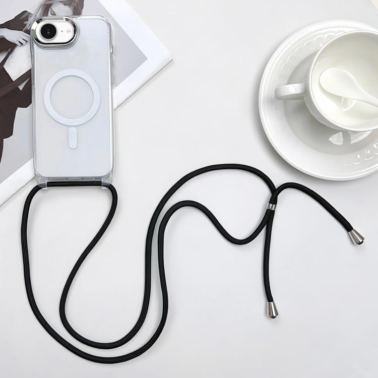 MagSafe Magnetic PC + TPU Phone Case with Lanyard, For iPhone 17e / 16e, For iPhone 17 Pro Max, For iPhone 17 Pro, For iPhone 17