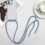 MagSafe Magnetic PC + TPU Phone Case with Lanyard, For iPhone 17e / 16e, For iPhone 17 Pro Max, For iPhone 17 Pro, For iPhone 17