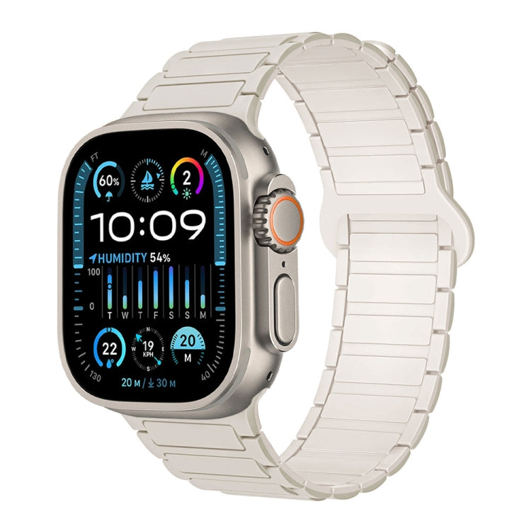 I-förmiges magnetisches Silikon-Uhrenarmband, für Apple Watch SE 2023 44mm, für Apple Watch SE 2023 40mm, für Apple Watch Ultra 2 49mm