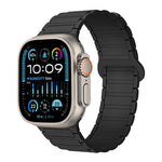 I-förmiges magnetisches Silikon-Uhrenarmband, für Apple Watch SE 2023 44mm, für Apple Watch SE 2023 40mm, für Apple Watch Ultra 2 49mm