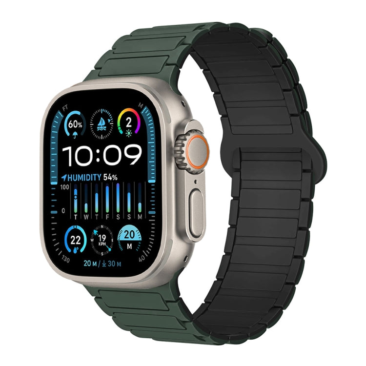 I-förmiges magnetisches Silikon-Uhrenarmband, für Apple Watch SE 2023 44mm, für Apple Watch SE 2023 40mm, für Apple Watch Ultra 2 49mm