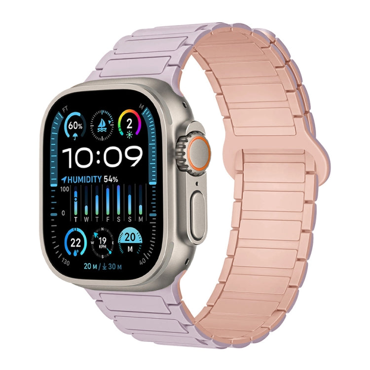 I-förmiges magnetisches Silikon-Uhrenarmband, für Apple Watch Series 9 45mm, für Apple Watch Series 9 41mm, für Apple Watch Ultra 49mm