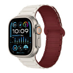 I-förmiges magnetisches Silikon-Uhrenarmband, für Apple Watch Series 9 45mm, für Apple Watch Series 9 41mm, für Apple Watch Ultra 49mm