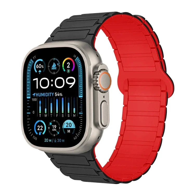 I-Shaped Magnetic Silicone Watch Band