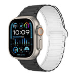 I-förmiges magnetisches Silikon-Uhrenarmband, für Apple Watch Series 9 45mm, für Apple Watch Series 9 41mm, für Apple Watch Ultra 49mm