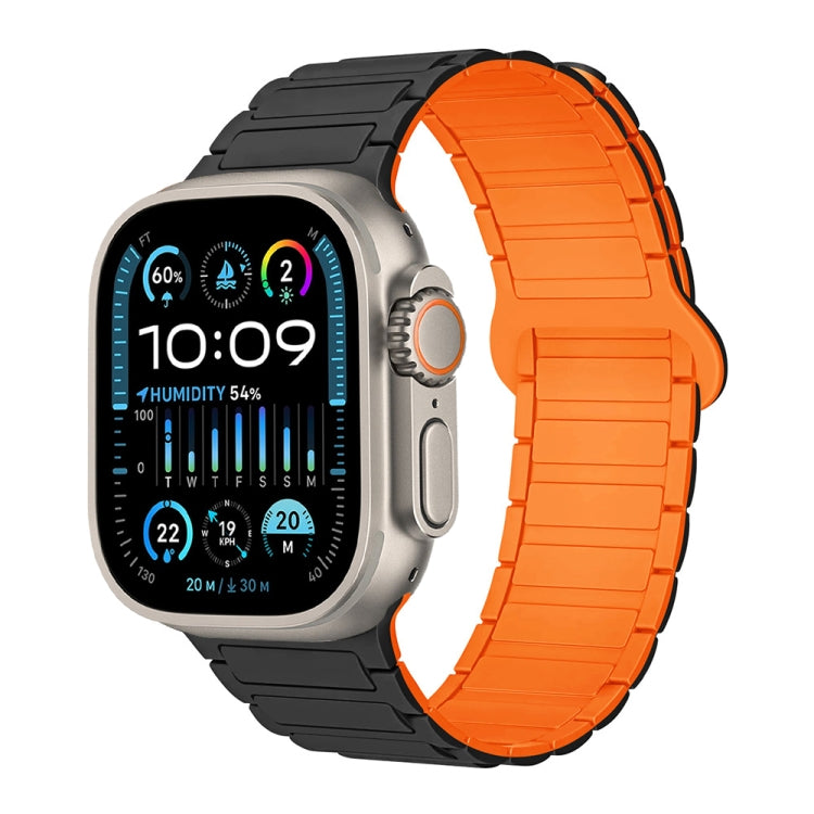 I-förmiges magnetisches Silikon-Uhrenarmband, für Apple Watch Series 9 45mm, für Apple Watch Series 9 41mm, für Apple Watch Ultra 49mm
