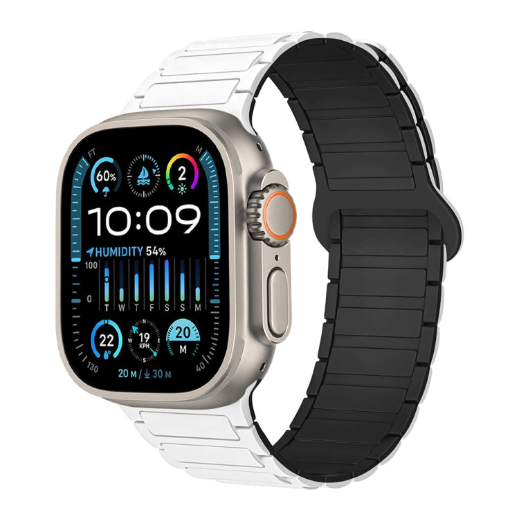 I-förmiges magnetisches Silikon-Uhrenarmband, für Apple Watch Series 9 45mm, für Apple Watch Series 9 41mm, für Apple Watch Ultra 49mm