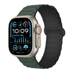 I-förmiges magnetisches Silikon-Uhrenarmband, für Apple Watch Series 9 45mm, für Apple Watch Series 9 41mm, für Apple Watch Ultra 49mm