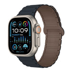 I-förmiges magnetisches Silikon-Uhrenarmband, für Apple Watch Series 9 45mm, für Apple Watch Series 9 41mm, für Apple Watch Ultra 49mm
