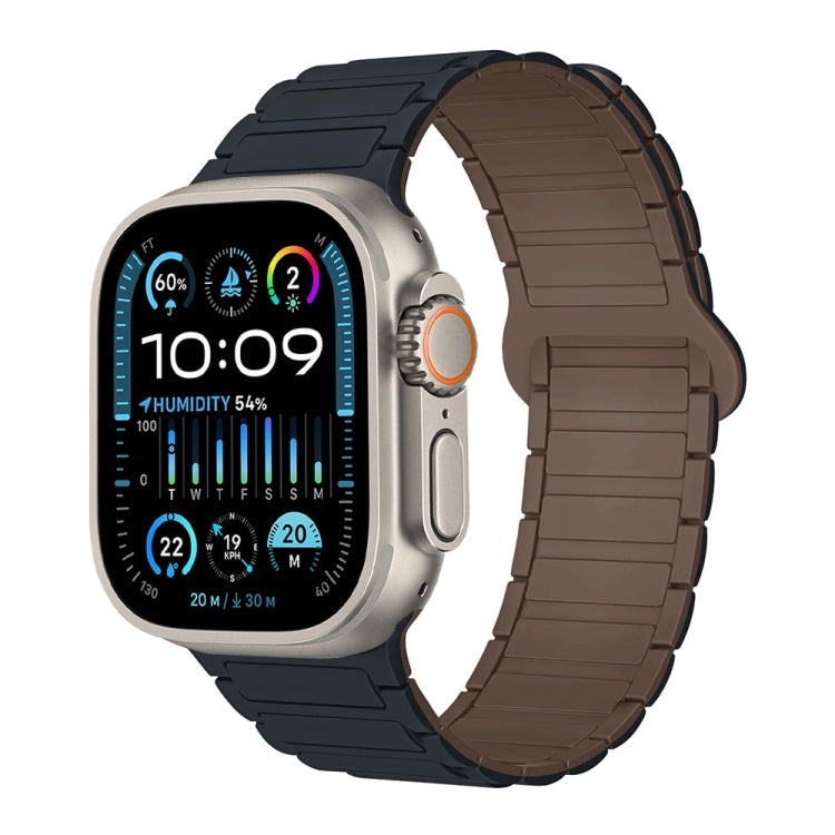 I-förmiges magnetisches Silikon-Uhrenarmband, für Apple Watch Series 9 45mm, für Apple Watch Series 9 41mm, für Apple Watch Ultra 49mm