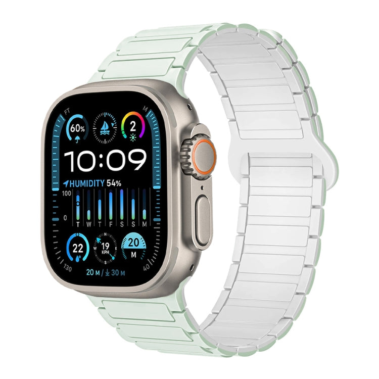 I-förmiges magnetisches Silikon-Uhrenarmband, für Apple Watch Series 9 45mm, für Apple Watch Series 9 41mm, für Apple Watch Ultra 49mm