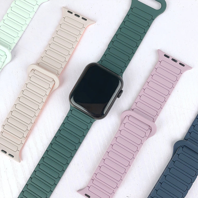 I-förmiges magnetisches Silikon-Uhrenarmband, für Apple Watch Series 9 45mm, für Apple Watch Series 9 41mm, für Apple Watch Ultra 49mm