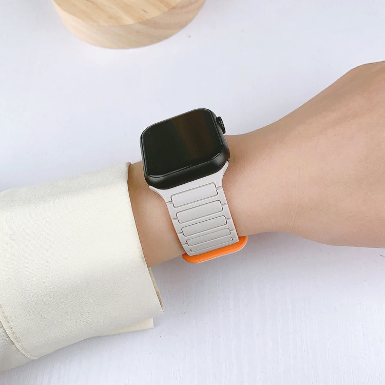 I-förmiges magnetisches Silikon-Uhrenarmband, für Apple Watch Series 9 45mm, für Apple Watch Series 9 41mm, für Apple Watch Ultra 49mm