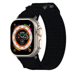 Nylon Hook And Loop Fastener Watch Band, For Apple Watch Series 10 46mm, For Apple Watch Series 10 42mm, For Apple Watch SE 2023 44mm, For Apple Watch SE 2023 40mm, For Apple Watch Ultra 2 49mm, For Apple Watch Series 9 45mm, For Apple Watch Series 9 4...