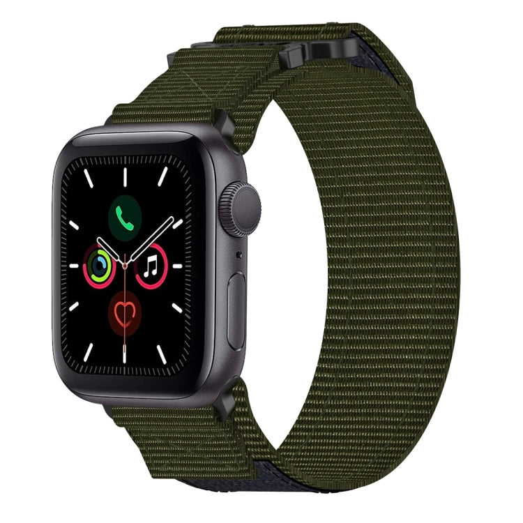 Nylon Klettverschluss Uhrenarmband, Für Apple Watch Series 5 44mm, Für Apple Watch Series 5 40mm, Für Apple Watch Series 4 44mm, Für Apple Watch Series 4 40mm, Für Apple Watch Series 3 38mm, Für Apple Watch Series 3 42mm