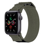 Nylon Klettverschluss Uhrenarmband, Für Apple Watch Series 5 44mm, Für Apple Watch Series 5 40mm, Für Apple Watch Series 4 44mm, Für Apple Watch Series 4 40mm, Für Apple Watch Series 3 38mm, Für Apple Watch Series 3 42mm