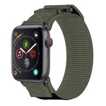 Nylon Klettverschluss Uhrenarmband, Für Apple Watch Series 5 44mm, Für Apple Watch Series 5 40mm, Für Apple Watch Series 4 44mm, Für Apple Watch Series 4 40mm, Für Apple Watch Series 3 38mm, Für Apple Watch Series 3 42mm