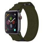 Nylon Klettverschluss Uhrenarmband, Für Apple Watch Series 5 44mm, Für Apple Watch Series 5 40mm, Für Apple Watch Series 4 44mm, Für Apple Watch Series 4 40mm, Für Apple Watch Series 3 38mm, Für Apple Watch Series 3 42mm