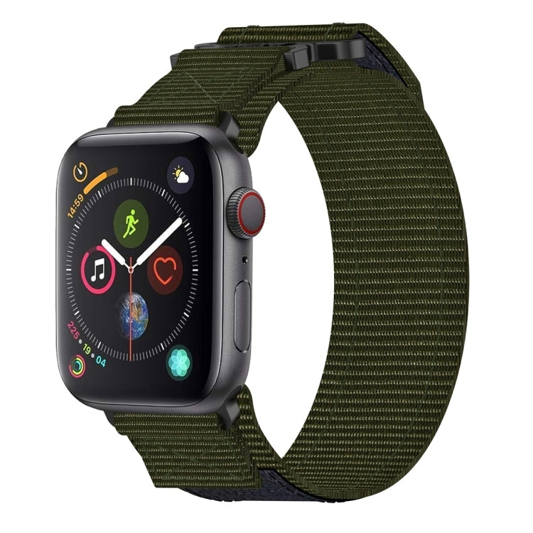 Nylon Klettverschluss Uhrenarmband, Für Apple Watch Series 5 44mm, Für Apple Watch Series 5 40mm, Für Apple Watch Series 4 44mm, Für Apple Watch Series 4 40mm, Für Apple Watch Series 3 38mm, Für Apple Watch Series 3 42mm
