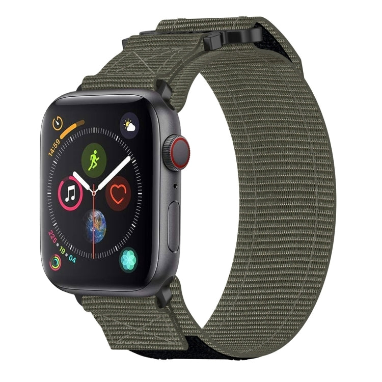 Nylon Klettverschluss Uhrenarmband, Für Apple Watch Series 5 44mm, Für Apple Watch Series 5 40mm, Für Apple Watch Series 4 44mm, Für Apple Watch Series 4 40mm, Für Apple Watch Series 3 38mm, Für Apple Watch Series 3 42mm