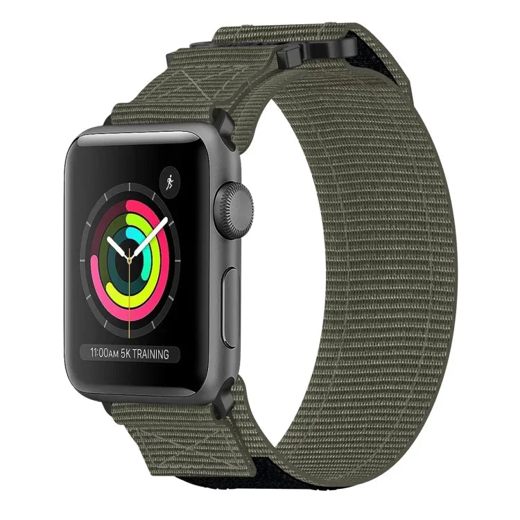 Nylon-Armband mit Klettverschluss, für Apple Watch 38 mm