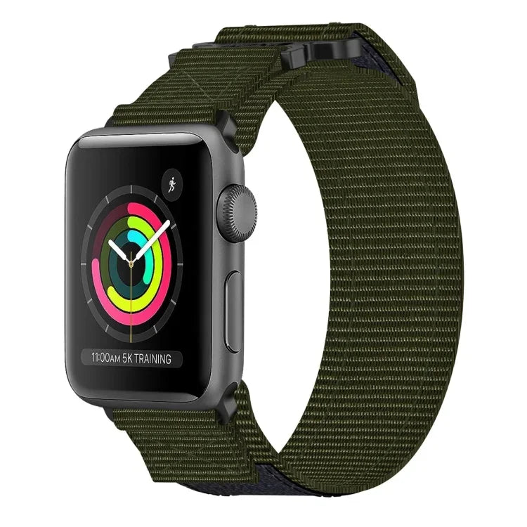 Nylon-Armband mit Klettverschluss, für Apple Watch 38 mm