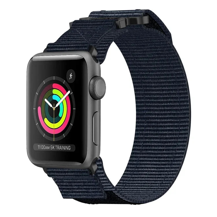 Nylon-Armband mit Klettverschluss, für Apple Watch 38 mm