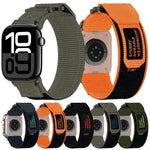Nylon-Armband mit Klettverschluss, für Apple Watch 38 mm