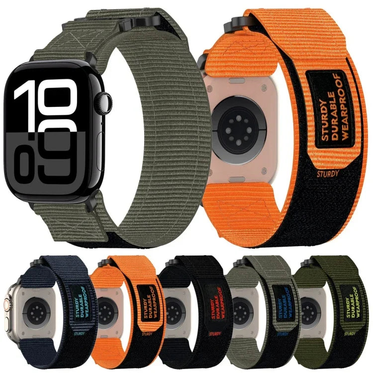 Nylon-Armband mit Klettverschluss, für Apple Watch 38 mm