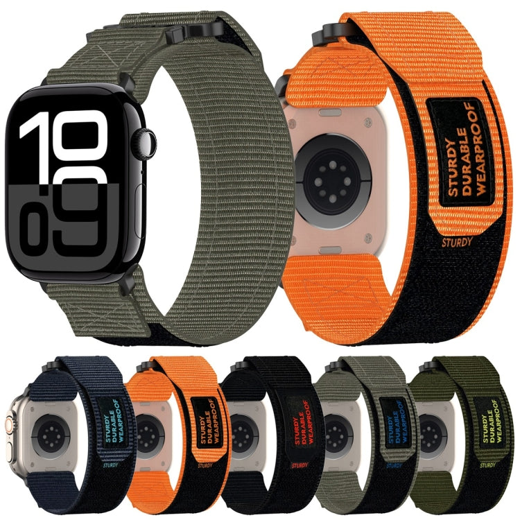 Nylon Klettverschluss Uhrenarmband, Für Apple Watch Series 5 44mm, Für Apple Watch Series 5 40mm, Für Apple Watch Series 4 44mm, Für Apple Watch Series 4 40mm, Für Apple Watch Series 3 38mm, Für Apple Watch Series 3 42mm