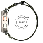 Nylon-Armband mit Klettverschluss, für Apple Watch 38 mm
