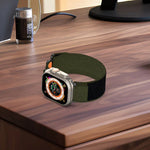 Nylon-Armband mit Klettverschluss, für Apple Watch 38 mm