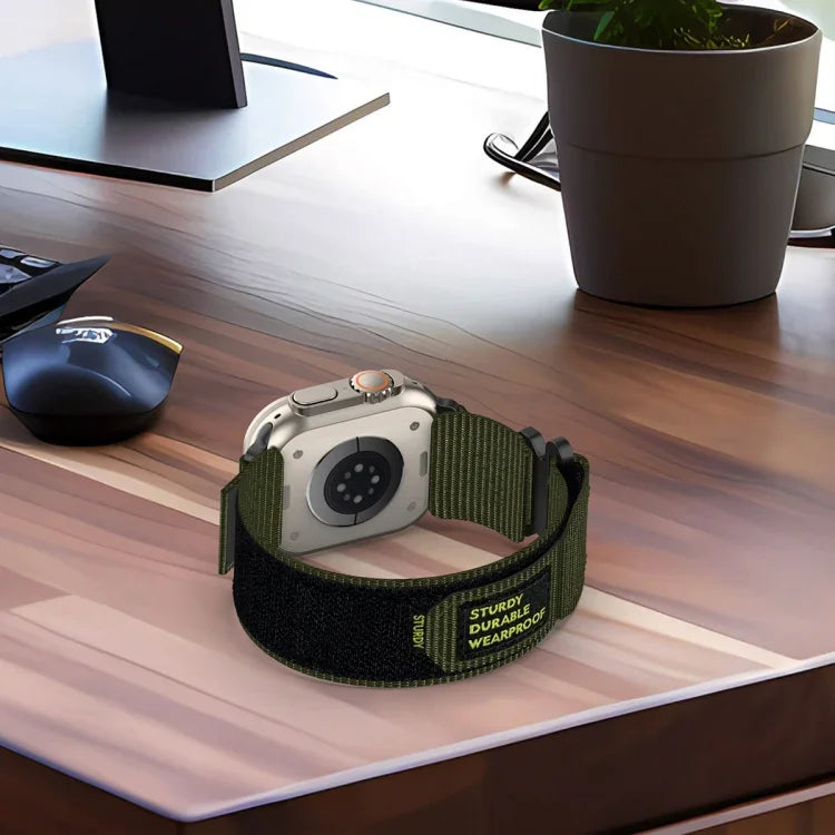 Nylon-Armband mit Klettverschluss, für Apple Watch 38 mm