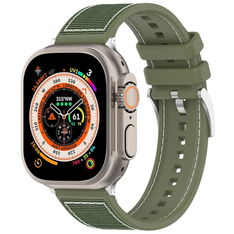Offizielles Hybrid-Armband aus Nylongeflecht und Silikon mit Schnalle, für Apple Watch 42 mm und Apple Watch 38 mm