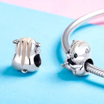 S925 Sterling Silber Kleine Hamsterperlen DIY Armband Halskette Zubehör
