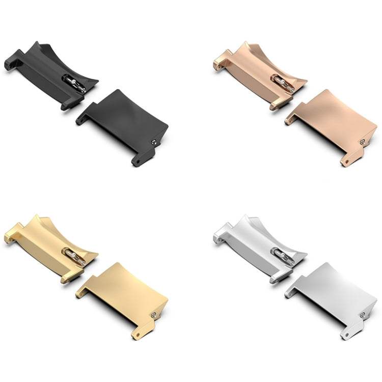 1 Pair 22mm Watch Band Stainless Steel Connector, For OPPO Watch X / X2 / OnePlus Watch 2 / 2R