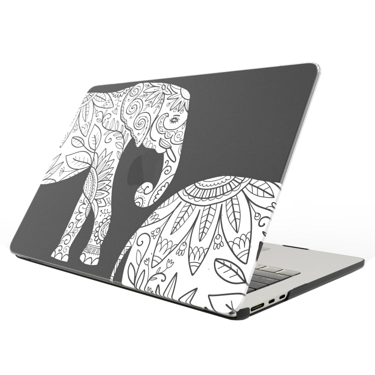 UV-bedrucktes Muster Laptop-mattes Schutzgehäuse, Für MacBook Pro 16 A2141, Für MacBook Pro 15,4 A1707 / A1990