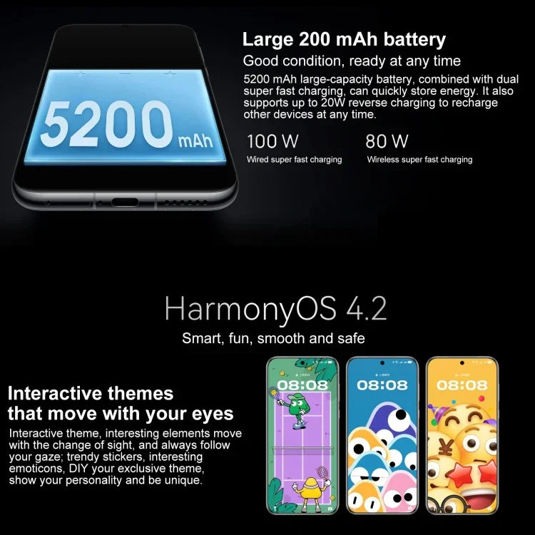HUAWEI Pura 70 Ultra, Fingerabdrucksensor im Display, 6,8 Zoll HarmonyOS 4.2, Kirin 9010 Octa-Core-Prozessor mit bis zu 2,3 ​​GHz, NFC, OTG, Google Play wird nicht unterstützt, 16 GB + 512 GB, 16 GB + 1 TB