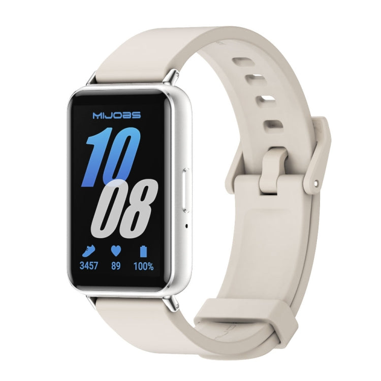 Mijobs Silikon-Uhrenarmband, für Samsung Galaxy Fit 3