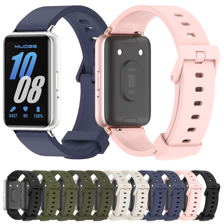 Mijobs Silikon-Uhrenarmband, für Samsung Galaxy Fit 3