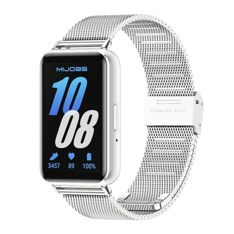 Mijobs Milanese Loop Metallarmband, Für Samsung Galaxy Fit 3