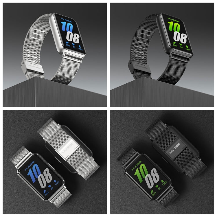 Mijobs Milanese Loop Metallarmband, Für Samsung Galaxy Fit 3
